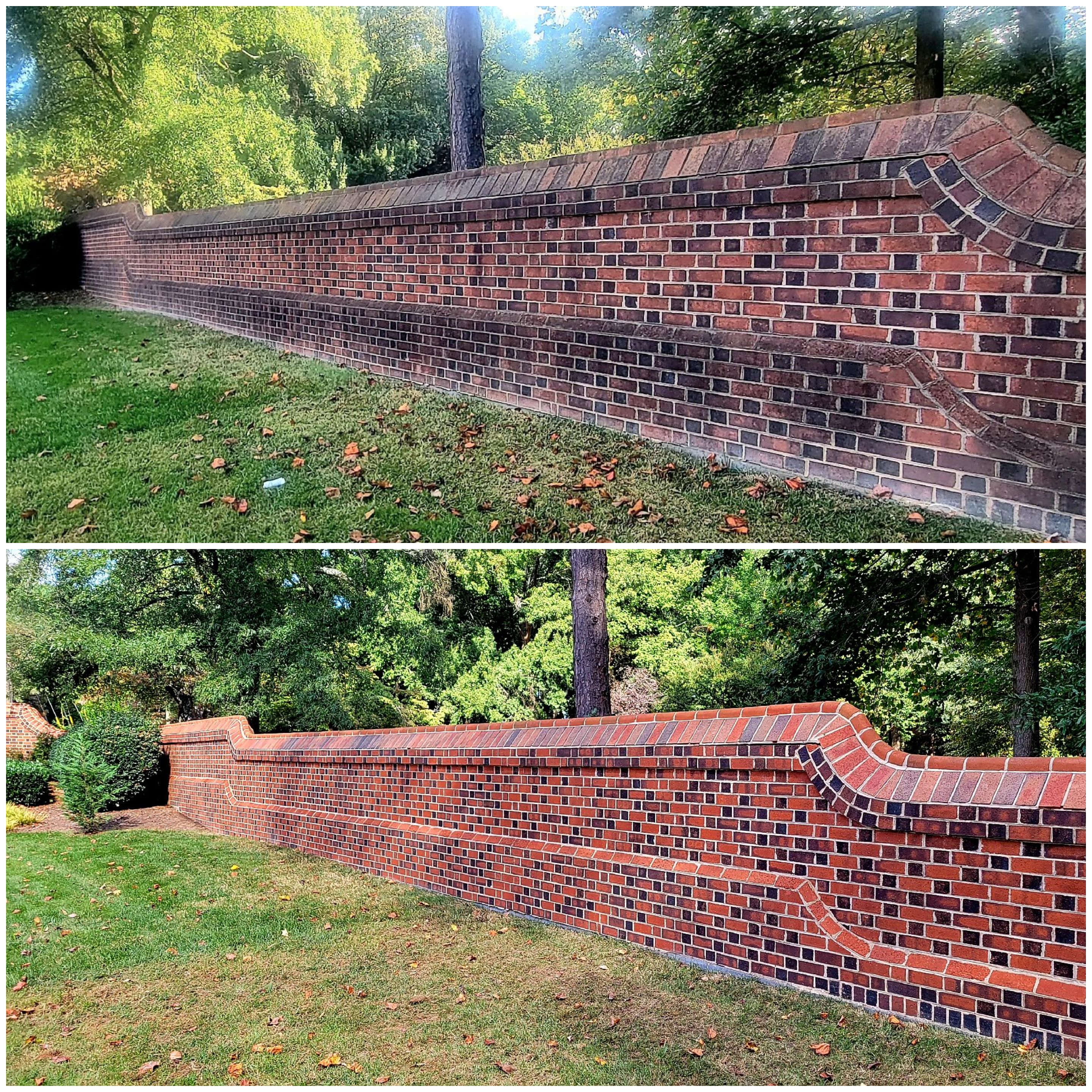 Amazing Brick Wall Transformation in Charlotte, NC