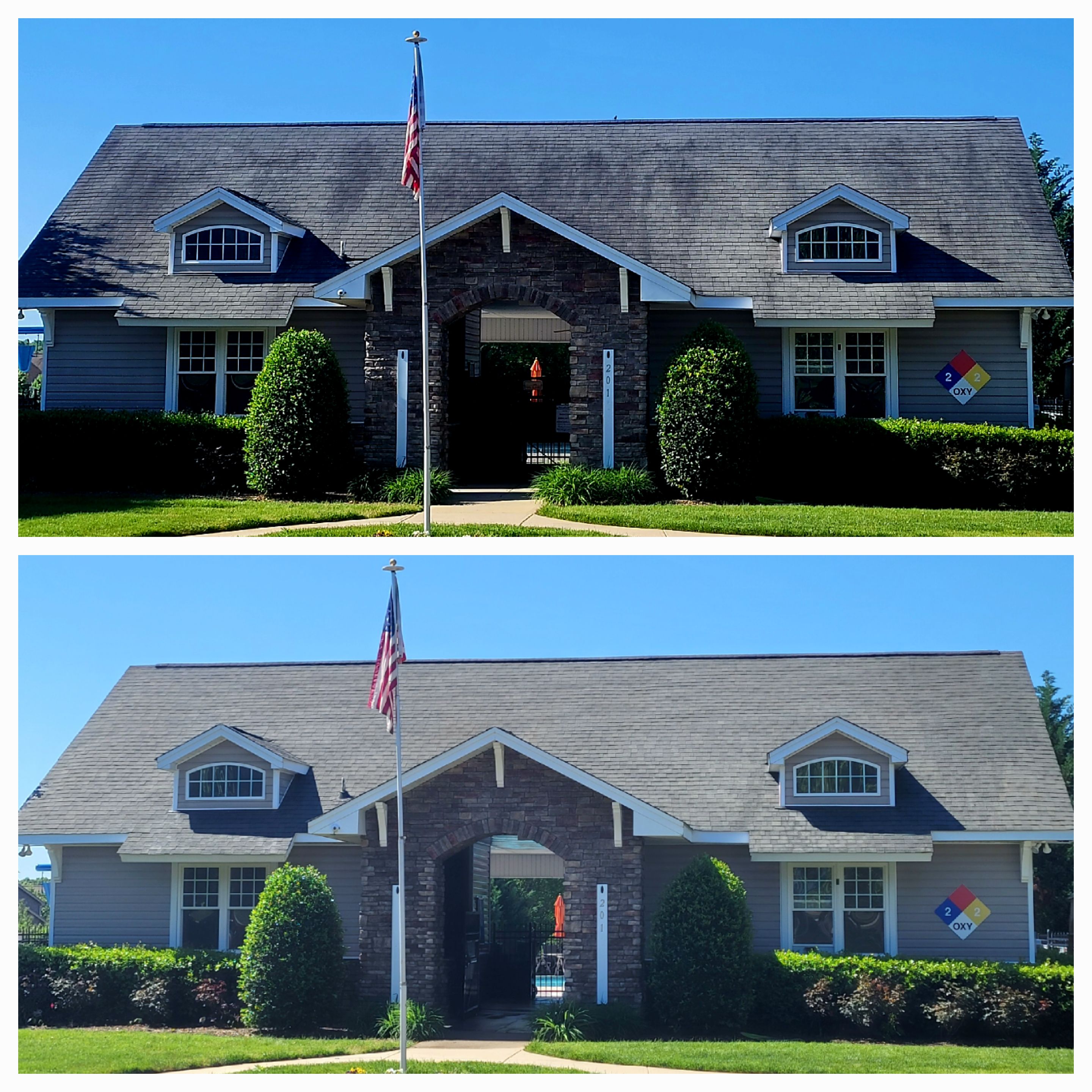 Amazing Roof Cleaning Transformation in Mount Holly, NC